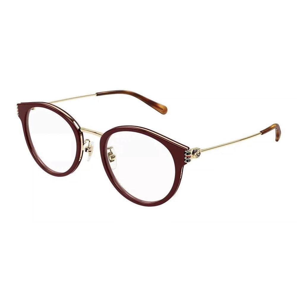 NWT Gucci GG1885oA-003 Burgundy Gold 51mm Eyeglasses - Picture 1 of 1